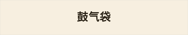 鼓气袋粤语什么意思、例句及详细解释
